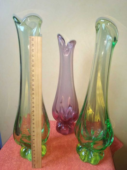 Вазы высокие Чехословакия