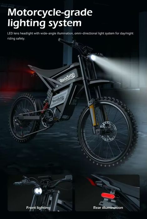 НОВ ReadyGo E6 Ultra 6000W | 60V 30Ah | 85km/h | 120km пробег