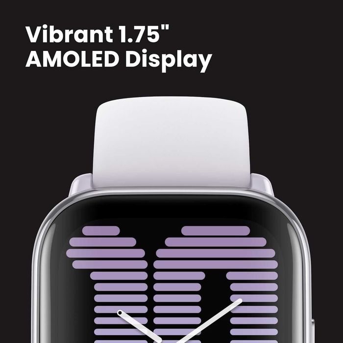 Смарт часовник Amazfit Active 42mm - GPS, Разговори, AMOLED (Черен)