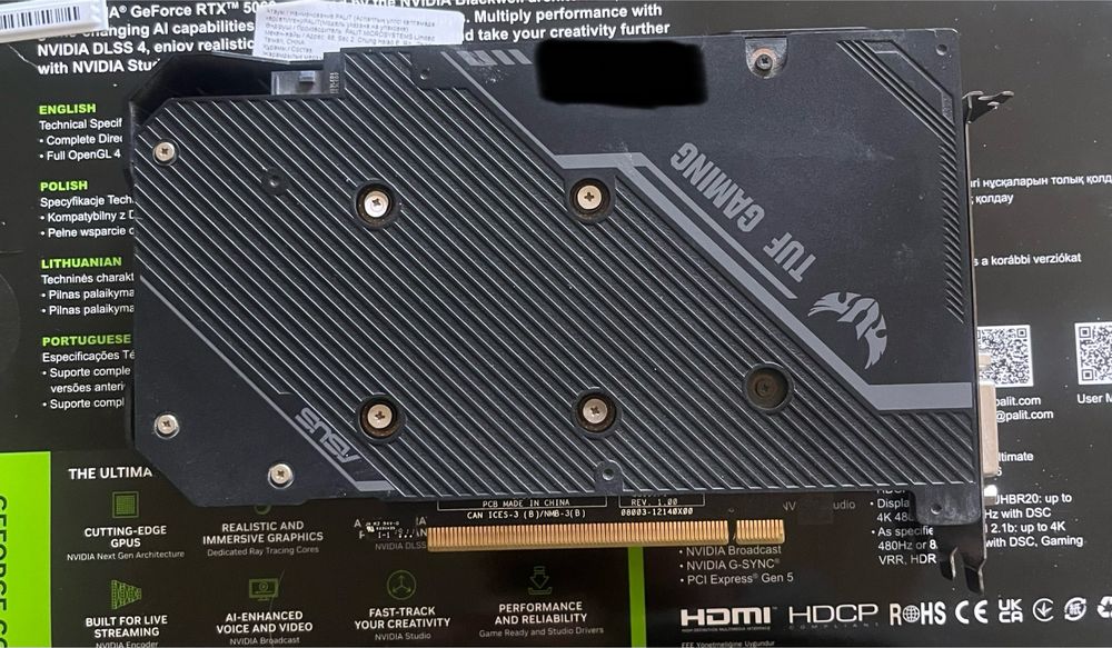 Видеокарта ASUS 1660 TI