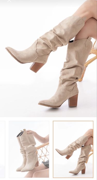 Детски / дамски обувки Axel, велурени ботуши