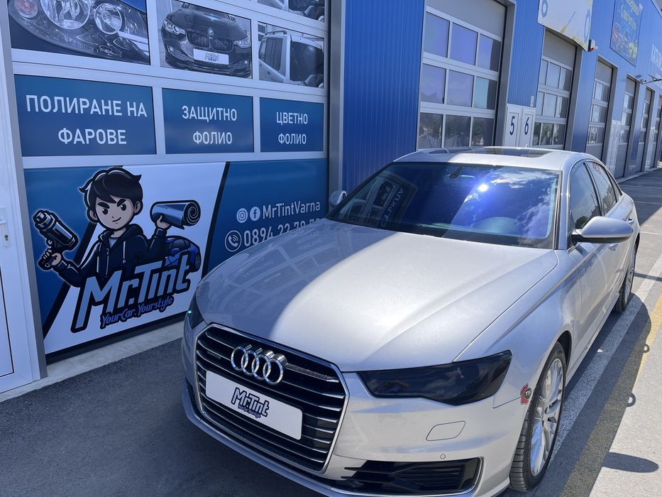 Затъмняване на стъкла, облепяне на автомобили, полиране на фарове