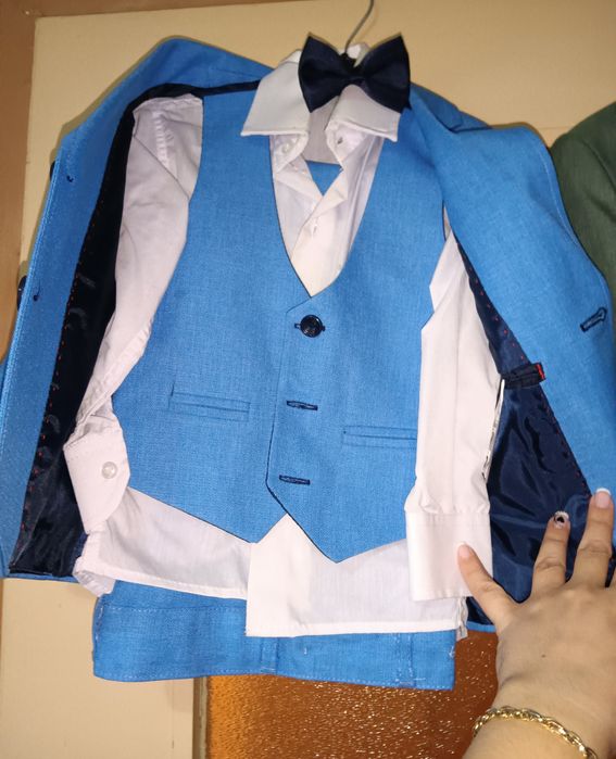 Официален детски костюм 5 части за сватба или кръщене Dior