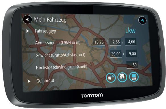 GPS TomTom Trucker 500, Camion, Auto, TIR, ADR, Hazmat