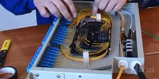 Optik tolali kabellarni payvandlash. FTTH монтаж. Сварка оптоволокна