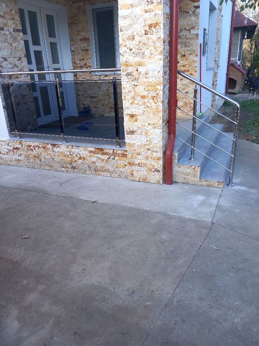 Balustrade sticla și inox