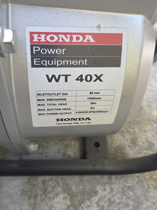 Vând Pompa De Apa Honda WT40X
