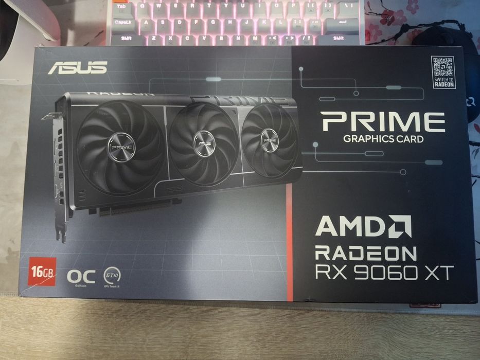 Placa Video Asus Prime RX 9060 XT 16GB OC Edition