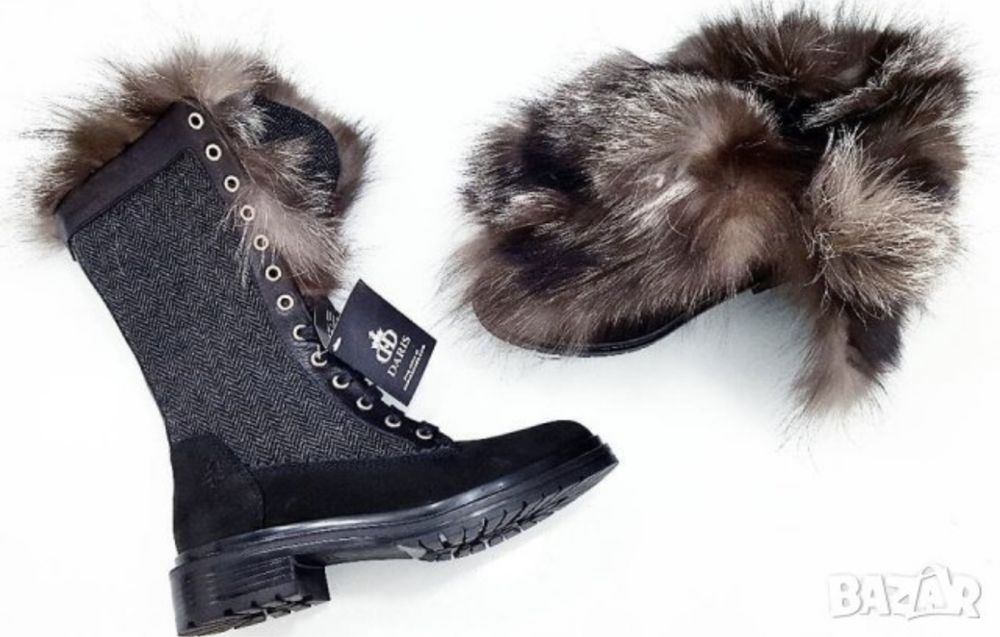 Дамски ботуши Daris Естествен Косъм лисица