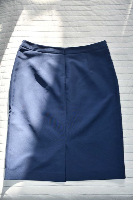 Елегантна тъмно синя права пола Esmara, размер 44