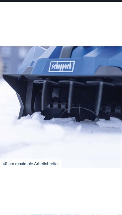 Акумулаторен снегорин Scheppach BC-SNB410-X
