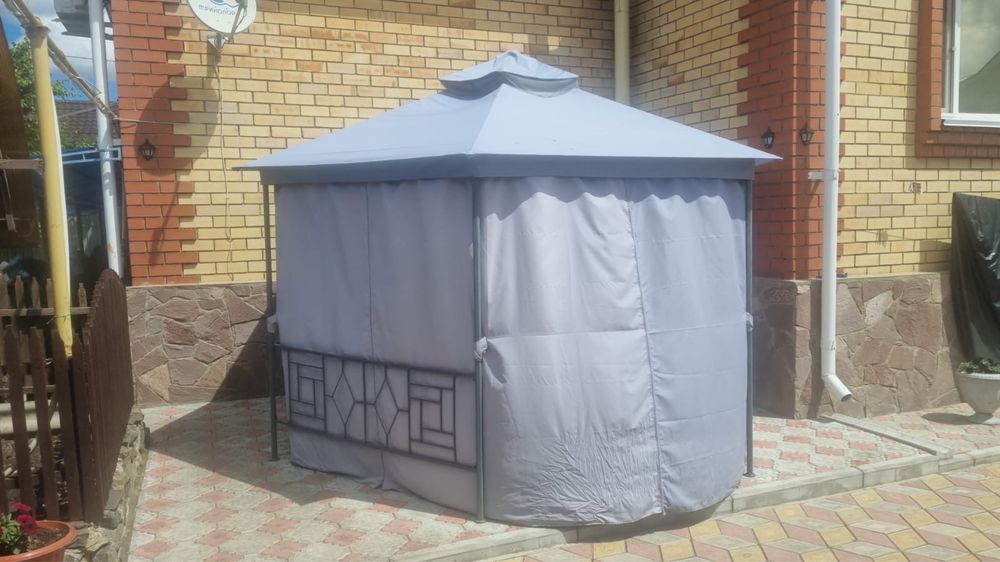 Садовый шатер беседка