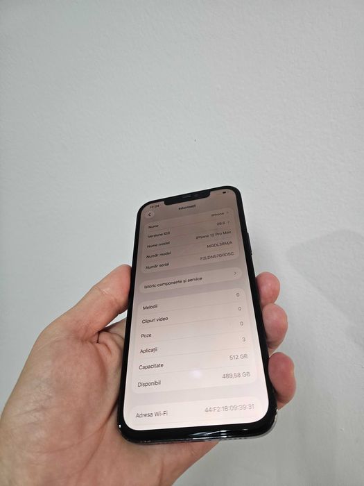 IPhone 12 Pro Max, 512 Gb, neverlock, garantie.