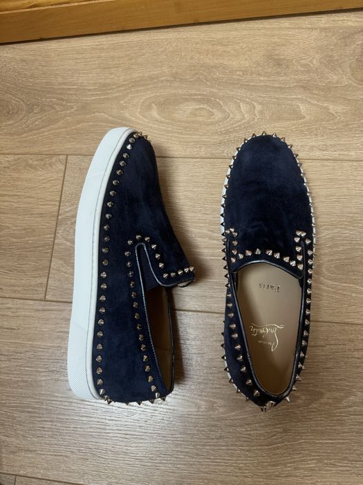 Sneakersi slip-on Christian Louboutin Roller Boat low trainers
