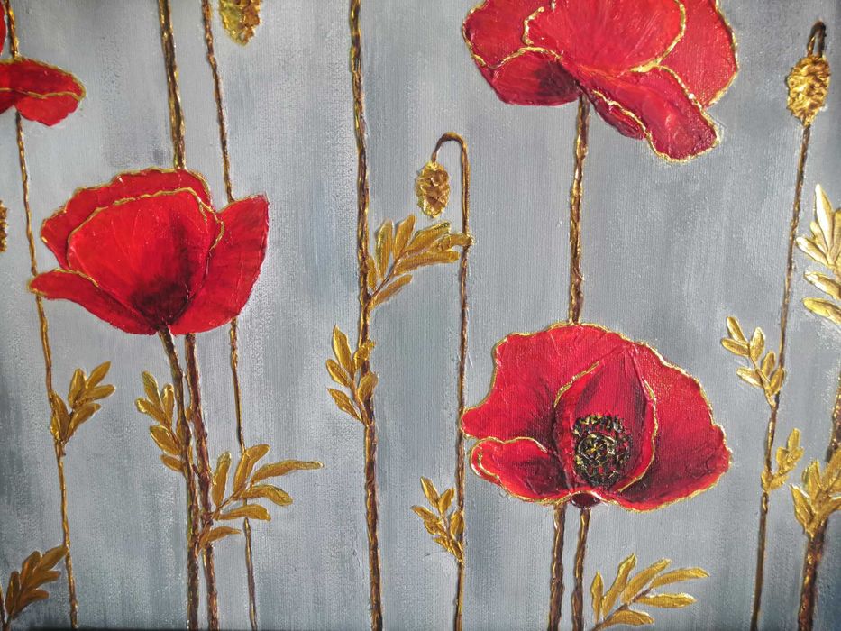 Интерьерная картина "Маки"