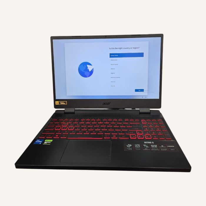 [8355]LAPTOP GAMING Acer Nitro Intel i5 16 GB Ram Nvidia RTX 3050 4GB / Amanet Tulcea