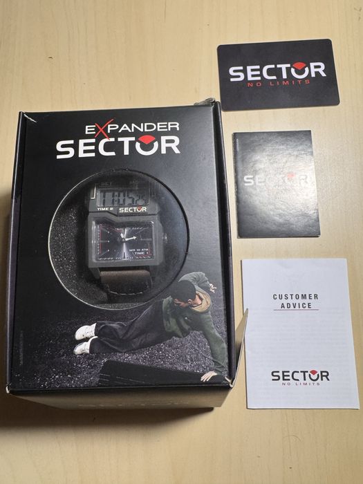 Ieftin -Sigilat-Ceas Sector cu Dublu afisaj -Nou-Nout