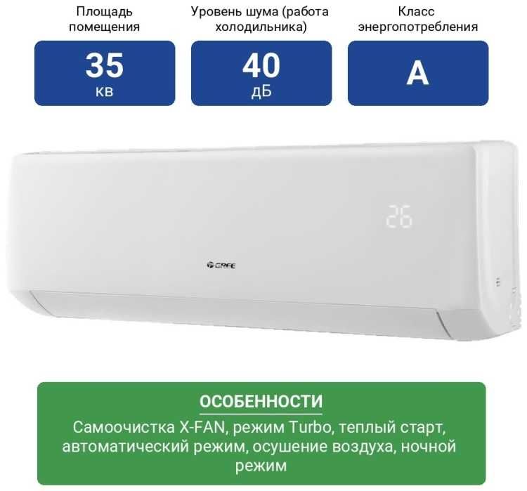 Кондиционер Gree Bora Inverter 12/18 офитсални дилер 3г гарантия