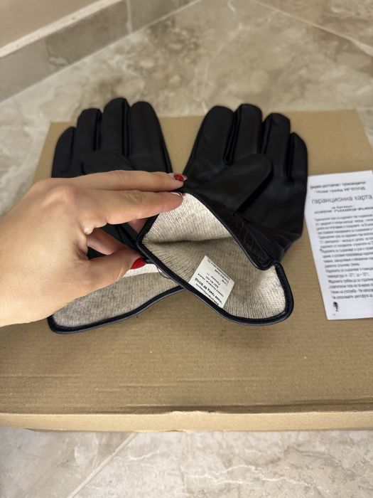 Мъжки ръкавици евтествена кожа