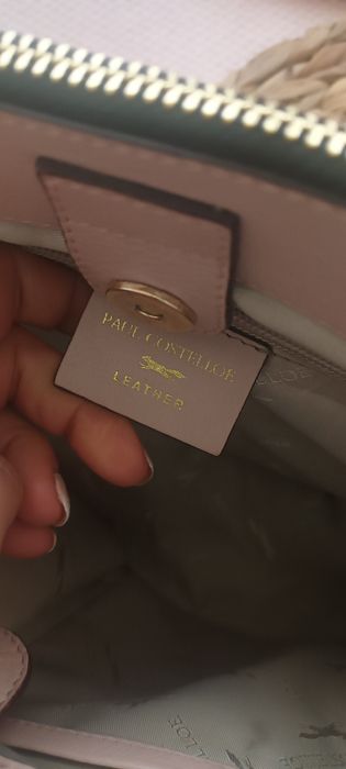 Дамска чанта естествена кожа Paul Costelloe