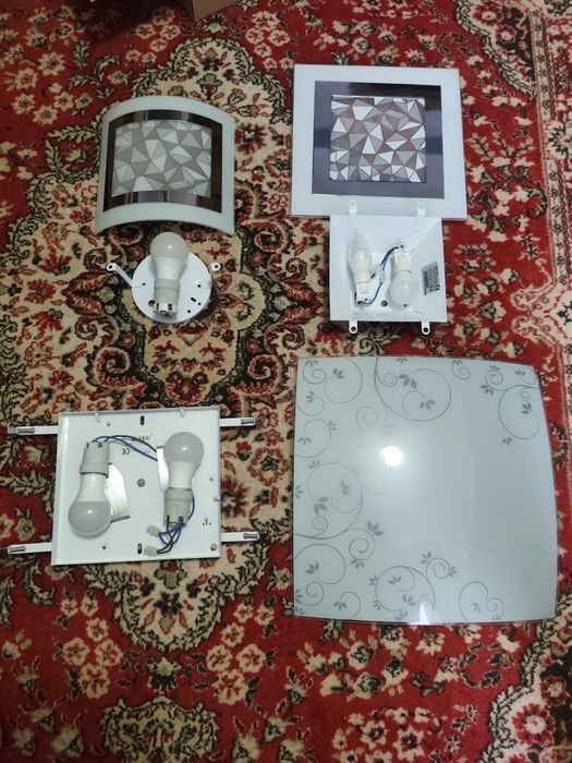 Set 3 lustre/aplice de iluminat – cu becuri OSRAM LED no