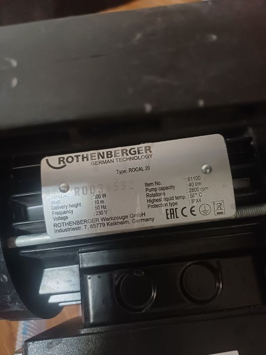 Насос Rothenberger