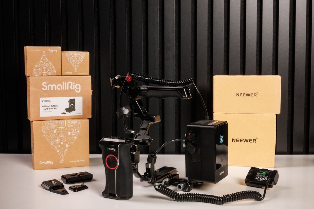 Rig Canon R6/R5 complet. top handle, cage, left handle, etc.