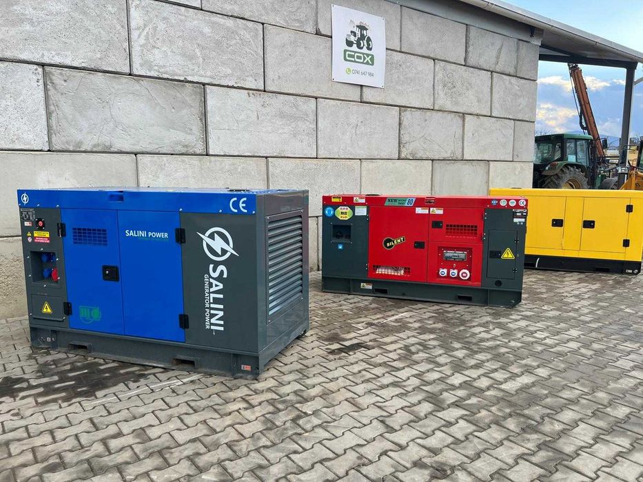 Generator diesel de 24 / 30 / 33 / 40 / 50 / 56 Kw - Silentios , cu Prize , Nou