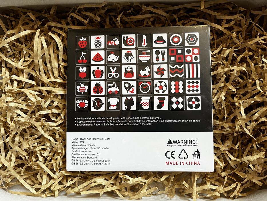 Монтесори карти за визуална стимулация