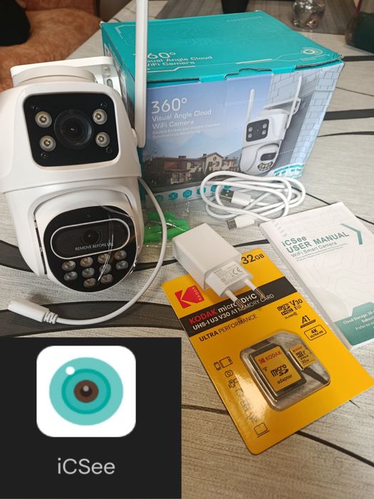Icsee wi-fi Камера за Външен монтаж 60 лева.