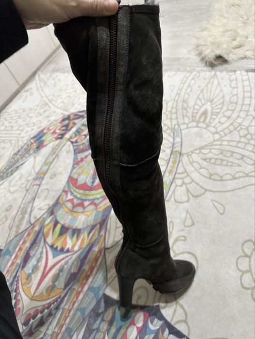 cizme UGG Donata peste genunchi cu 2 fete