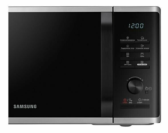 Микроволновая печь Samsung MG23K3515AS 23л. 800Вт серебристый/черный