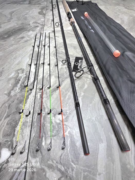 SET 2 Lansete Feeder PRO FL Totem Distance Feeder 4.20m 60-180g NEW 20