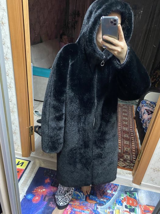 Экошуба теплая двусторонняя