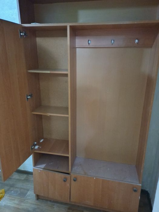 Шкаф прихожка тегін