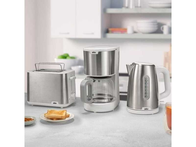 Кафемашина за Шварц Кафе Braun PurShine KF1500WH