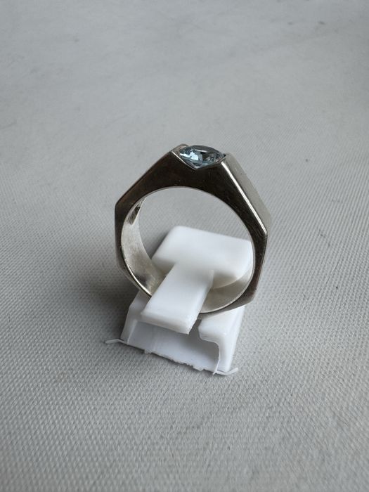 Inel din argint si acvamarin