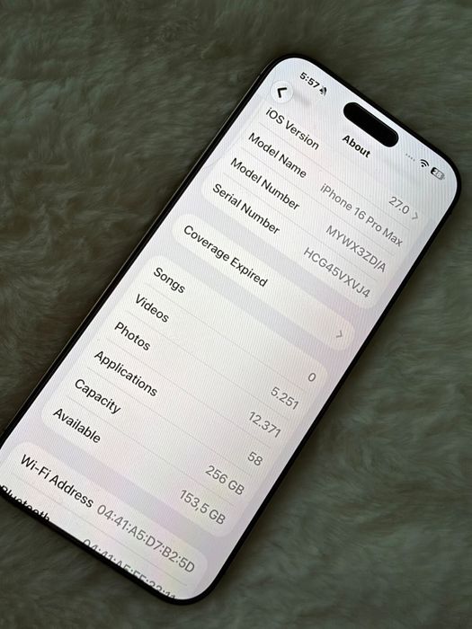 Iphone 16 pro max 256gb