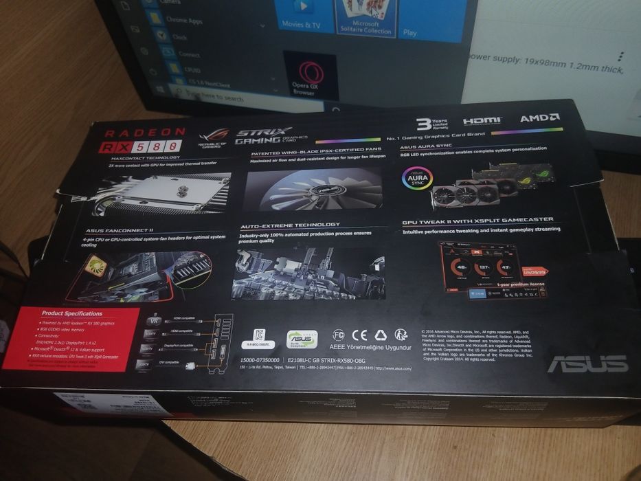 Vand placa video amd rx 8 gb 256 biti