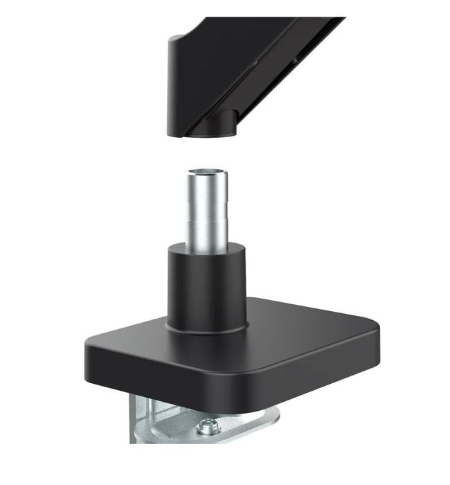 Suport monitor Maclean, arc cu gaz, 17"-32", 2-10kg, negru, MC-133