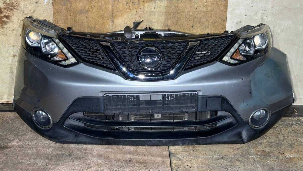 Ноускат Nissan Qashkai J11 Дорест 13-19г Ниссан Кашкай фары бампер