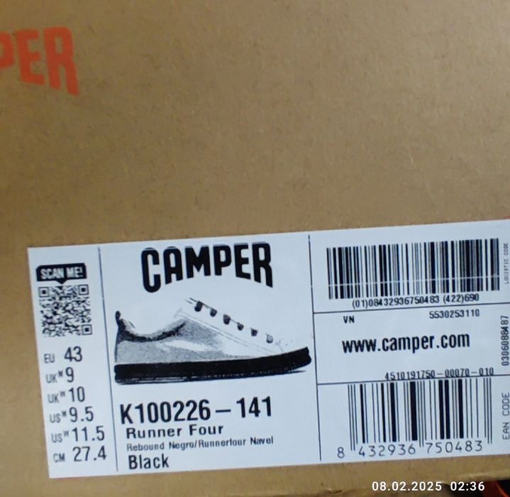 Camper Runner Four Black