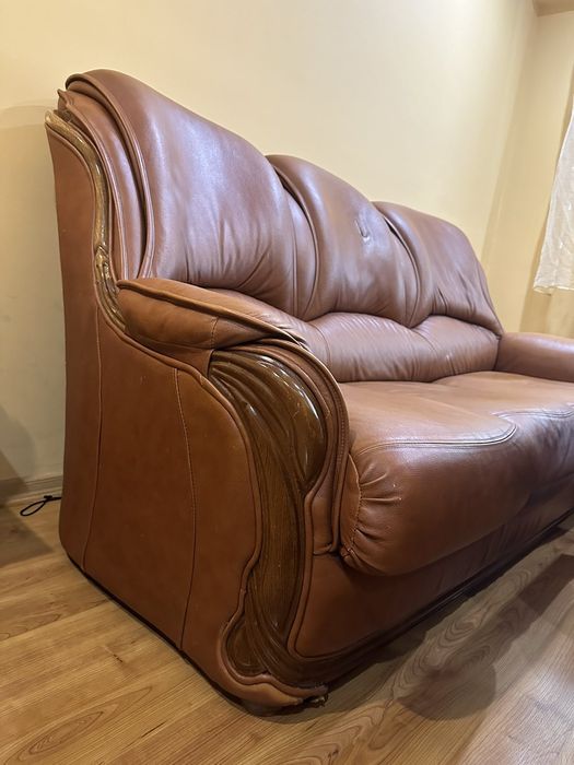 Кожена холова гарнитура