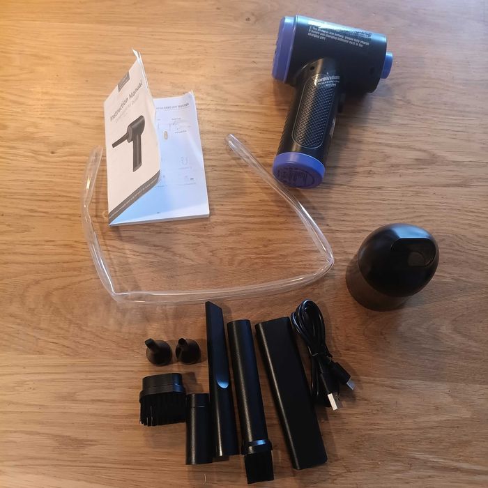 НОВА! Електрическа прахосмукачка с компресиран въздух 3-в-1 – безжична