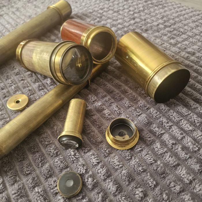 Ochean vechi din alamă 85 cm