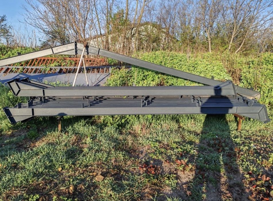 Vând confecționez hale structuri metalice la prețul 35 euro Mp