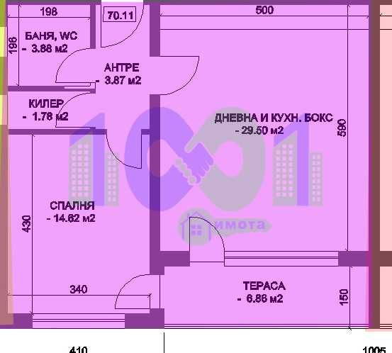 Продава се Тристаен апартамент в Пловдив, Коматево - 103 кв.м за 830 €/кв.м - Снимка #14