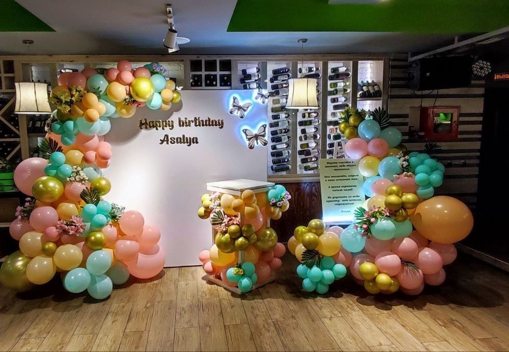 Оформление шарами любого праздника и торжества