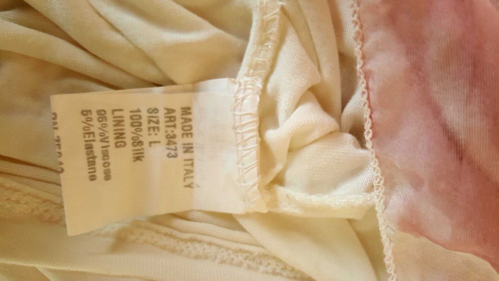 Женская натур. шёлковая блуза Италия. M,L