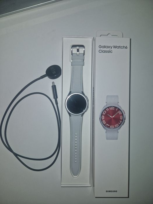 смарт часы Galaxy watch6 classic 43mm silver